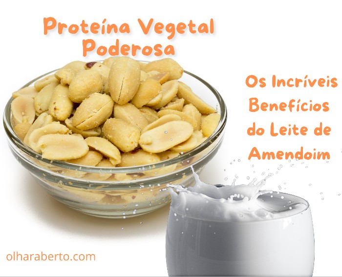 Read more about the article Proteína Vegetal Poderosa: Os Incríveis Benefícios do Leite de Amendoim