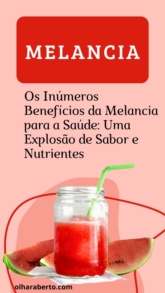 Read more about the article Os Inúmeros Benefícios da Melancia para a Saúde: Uma Explosão de Sabor e Nutrientes