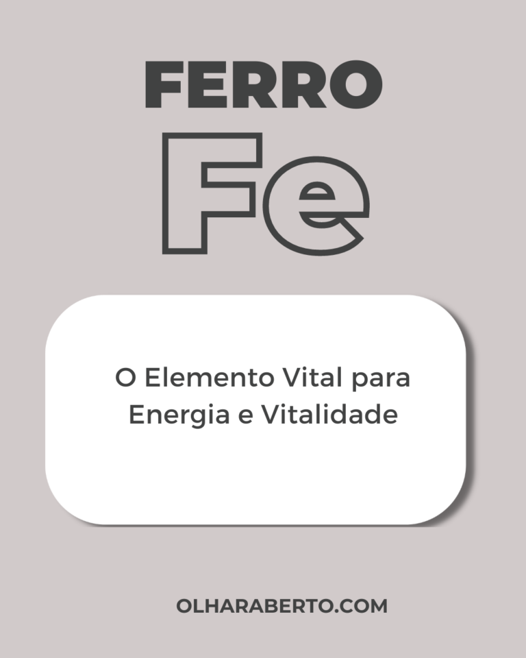 Read more about the article Ferro: O Elemento Vital para Energia e Vitalidade
