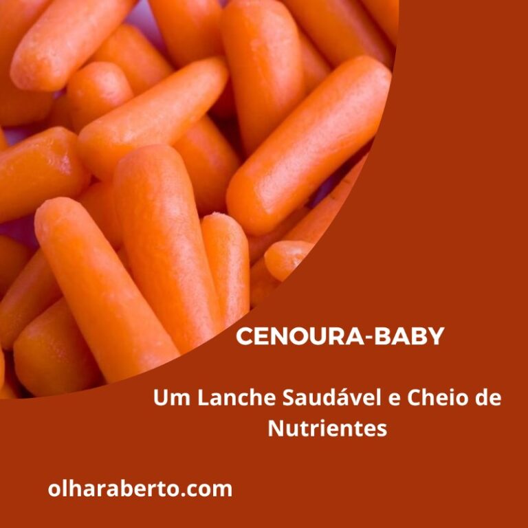 Read more about the article Cenoura-baby: Um Lanche Saudável e Cheio de Nutrientes