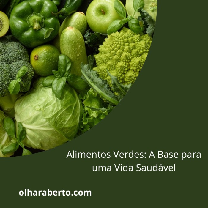 Read more about the article Alimentos Verdes: A Base para uma Vida Saudável