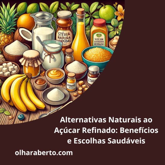 Read more about the article Alternativas Naturais ao Açúcar Refinado: Benefícios e Escolhas Saudáveis