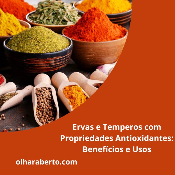 Read more about the article Ervas e Temperos com Propriedades Antioxidantes: Benefícios e Usos