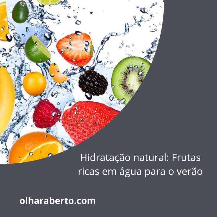 Read more about the article Hidratação natural: Frutas ricas em água para o verão