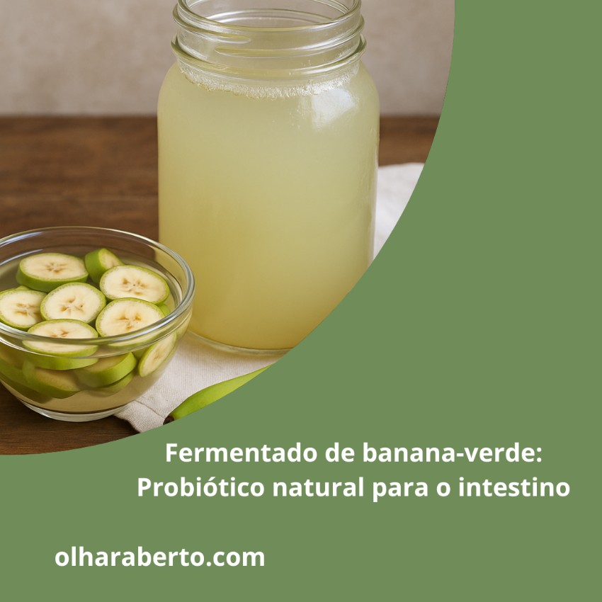 You are currently viewing Fermentado de banana-verde: Probiótico natural para o intestino