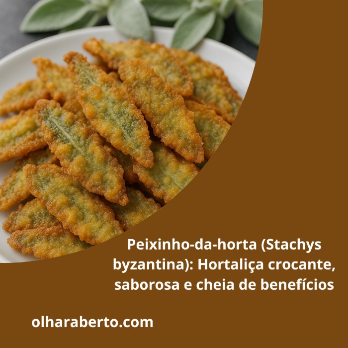 Read more about the article Peixinho-da-horta (Stachys byzantina): Hortaliça crocante, saborosa e cheia de benefícios