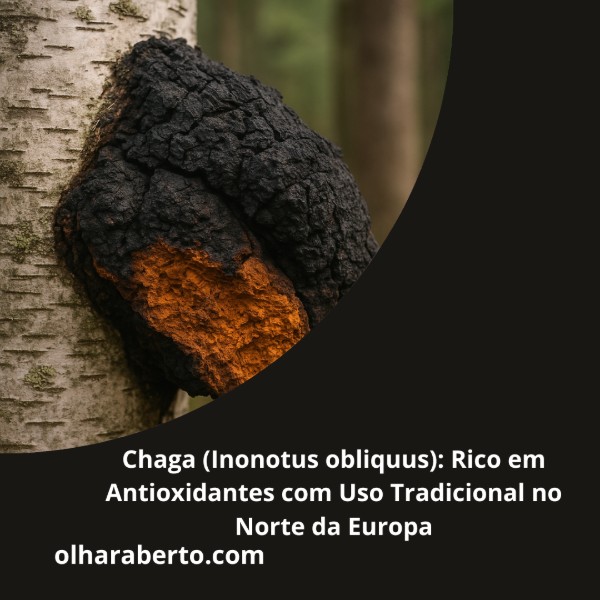 Read more about the article Chaga (Inonotus obliquus): Rico em Antioxidantes com Uso Tradicional no Norte da Europa