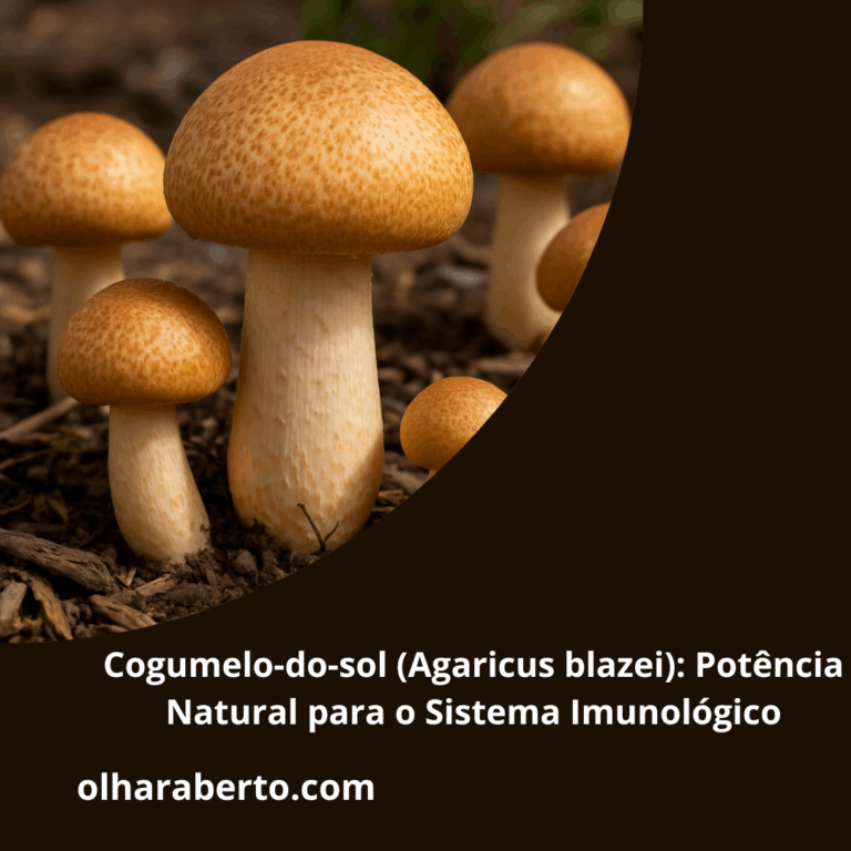 Read more about the article Cogumelo-do-sol (Agaricus blazei): Potência Natural para o Sistema Imunológico