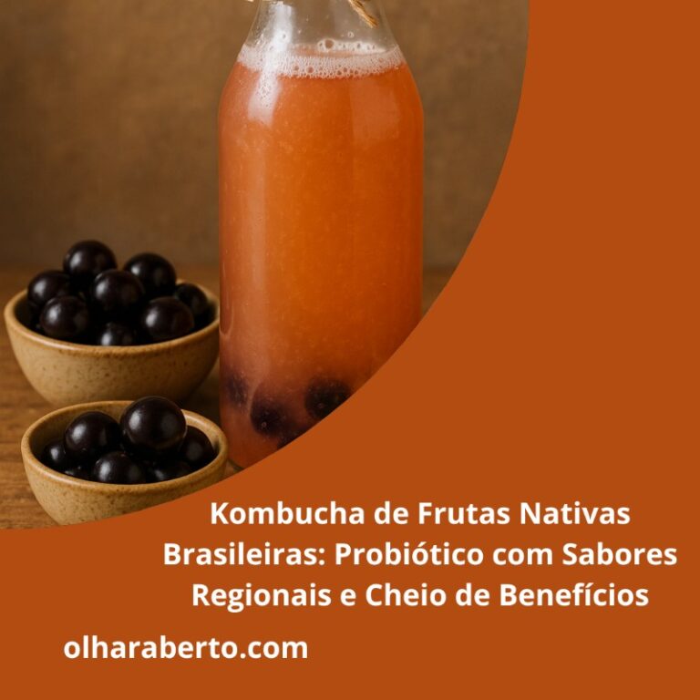 Read more about the article Kombucha de Frutas Nativas Brasileiras: Probiótico com Sabores Regionais e Cheio de Benefícios