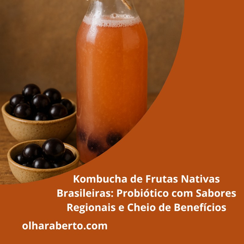 You are currently viewing Kombucha de Frutas Nativas Brasileiras: Probiótico com Sabores Regionais e Cheio de Benefícios