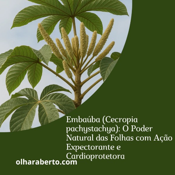 Read more about the article Embaúba (Cecropia pachystachya): O Poder Natural das Folhas com Ação Expectorante e Cardioprotetora