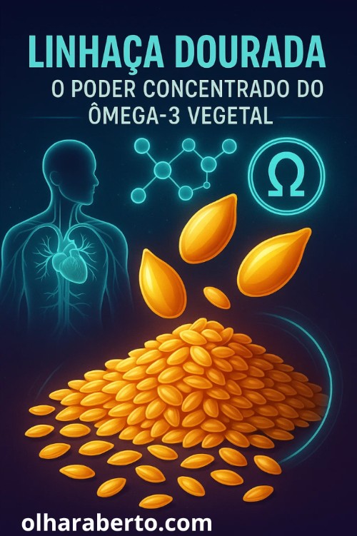Read more about the article Linhaça Dourada – O Poder Concentrado do Ômega-3 Vegetal