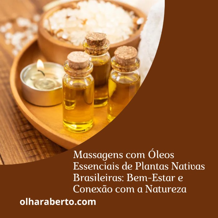 Read more about the article Massagens com Óleos Essenciais de Plantas Nativas Brasileiras: Bem-Estar e Conexão com a Natureza