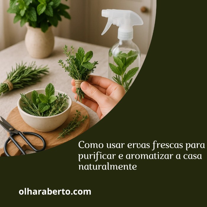 Read more about the article Como usar ervas frescas para purificar e aromatizar a casa naturalmente