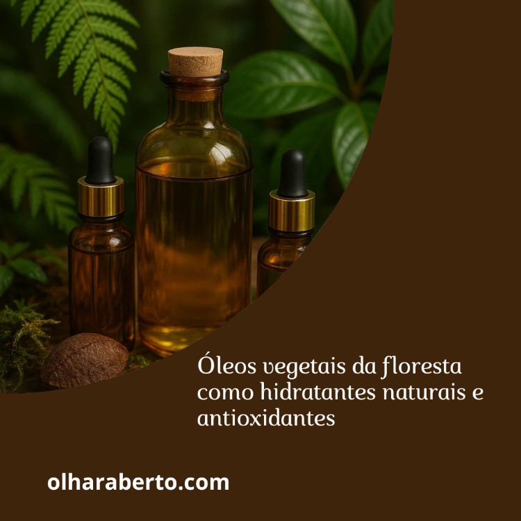 Read more about the article Óleos vegetais da floresta como hidratantes naturais e antioxidantes