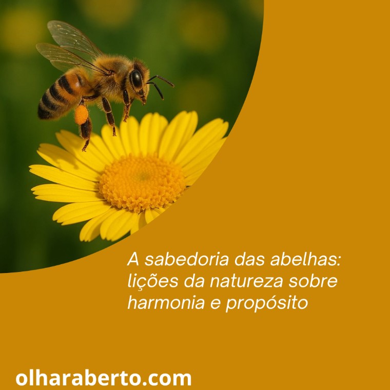 Read more about the article A sabedoria das abelhas: lições da natureza sobre harmonia e propósito