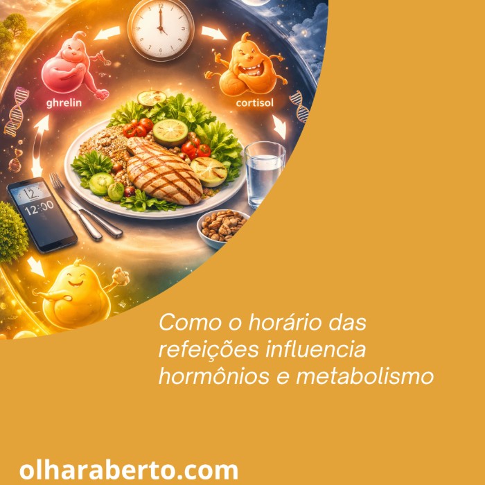 Read more about the article Como o horário das refeições influencia hormônios e metabolismo
