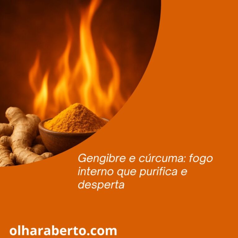Read more about the article Gengibre e cúrcuma: fogo interno que purifica e desperta