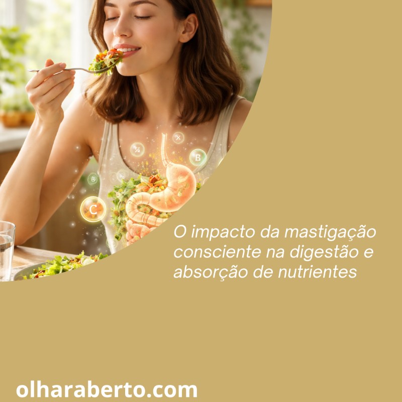 You are currently viewing O impacto da mastigação consciente na digestão e absorção de nutrientes