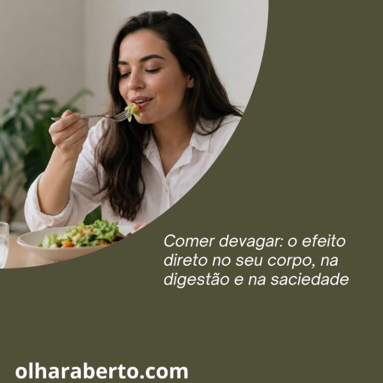 Read more about the article Comer devagar: o efeito direto no seu corpo, na digestão e na saciedade