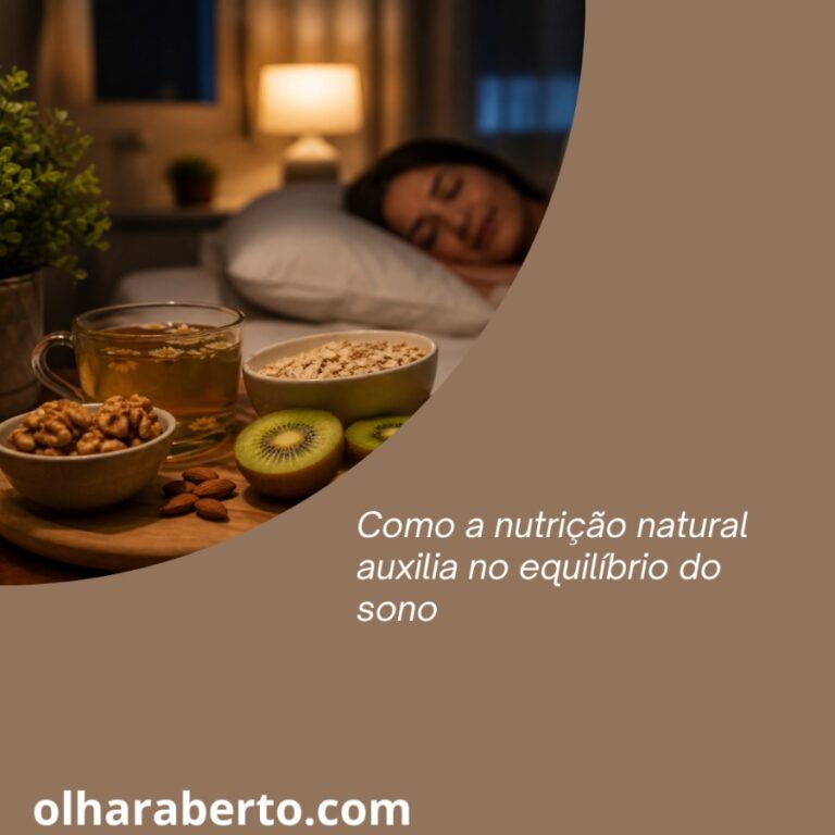 Read more about the article Como a nutrição natural auxilia no equilíbrio do sono