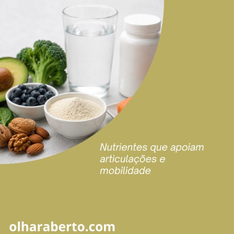 Read more about the article Nutrientes que apoiam articulações e mobilidade